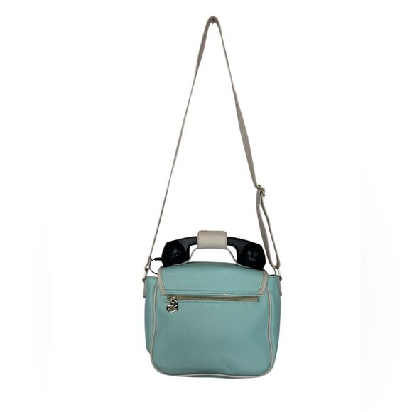 Betsey Johnson | Blue Retro Radial Dial Aux Telephone Purse Discontinued Y2K - Picture 2 of 10